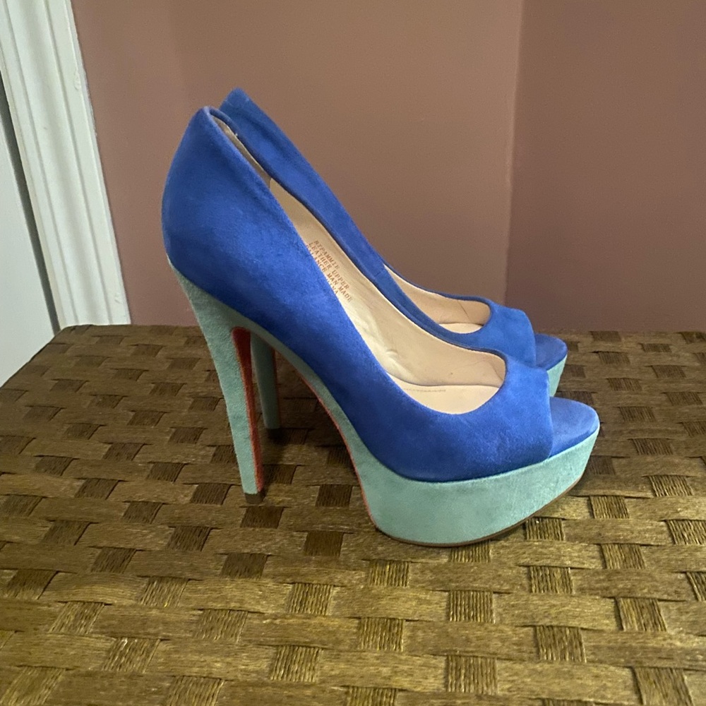 Boutique 9 platform multicolored heels
